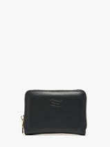 Portefeuille Caviar Leder Crinkles Blauw caviar 14326